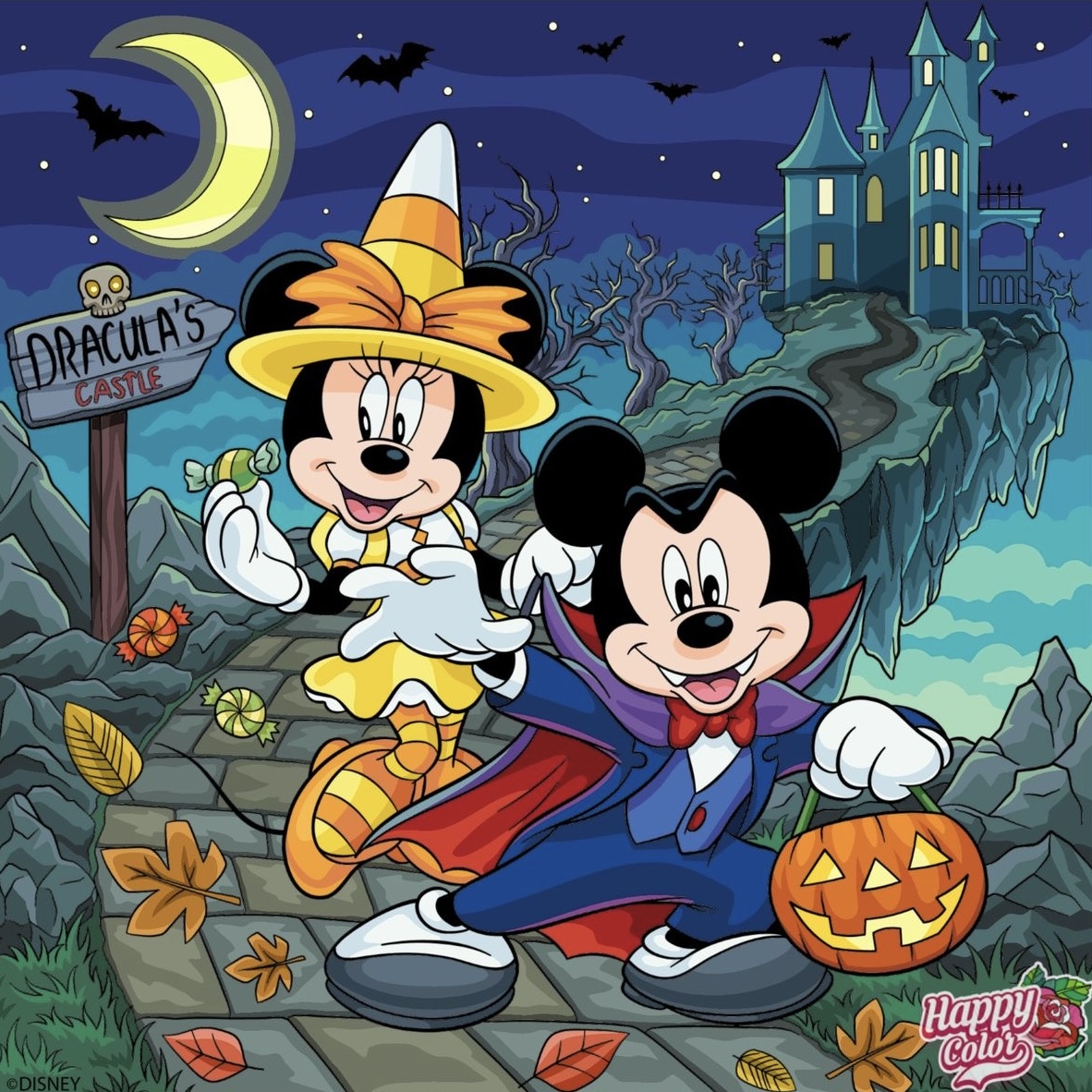 Mickey and Minnie Halloween Night