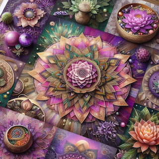 Mandala Flower Arrangement