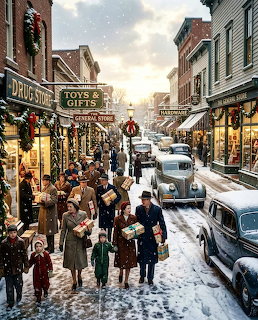 Christmas Village Street