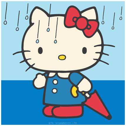 Hello Kitty with Umbrella