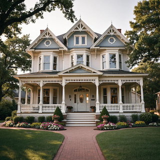Victorian House with Wraparound Porch