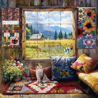 Cat Window Quilts Interior
