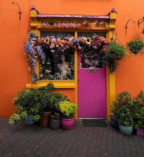 Colorful Orange And Pink Shop