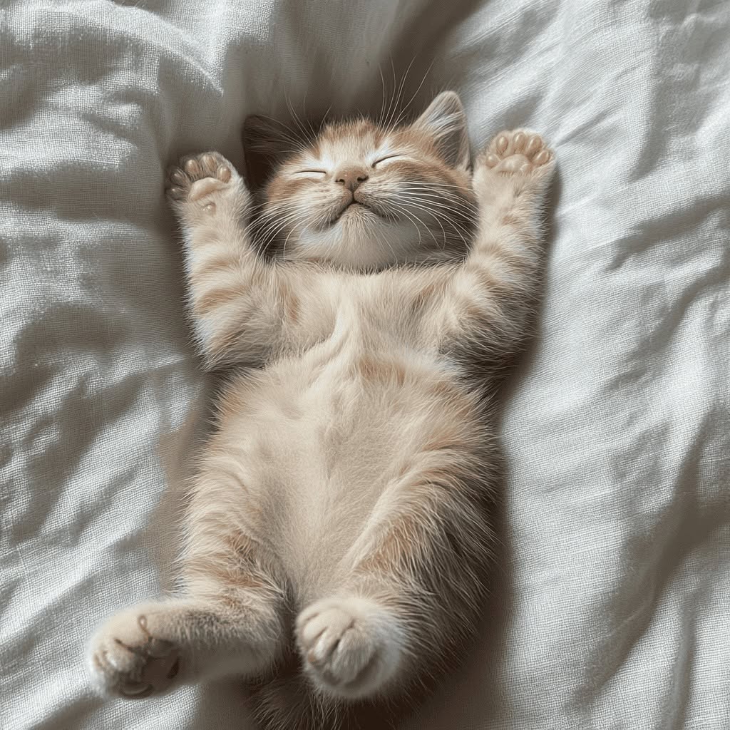 Kitten Stretching