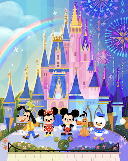 Disney Castle Day and Night