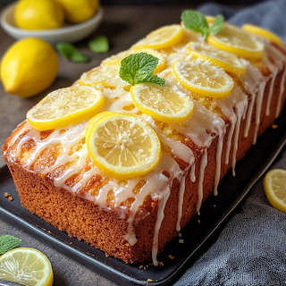 Glazed Lemon Loaf Cake