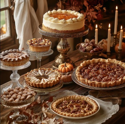 Thanksgiving Dessert Table