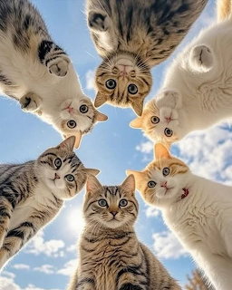 Cats and Kittens Circle