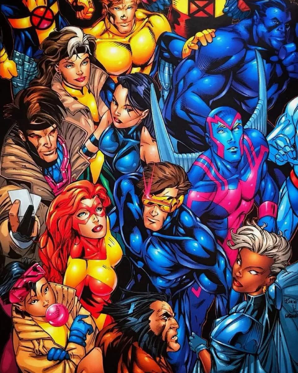 X-Men issue 425 comic book cover with mutant superhero characters