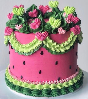 Pink Watermelon Cake