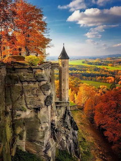 Königstein Fortress Autumn View