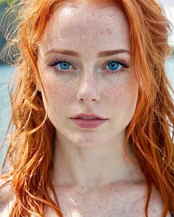 Redhead Woman Portrait