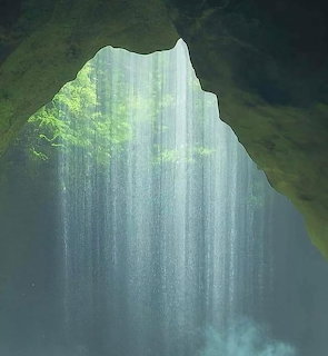 Waterfall Behind the Veil