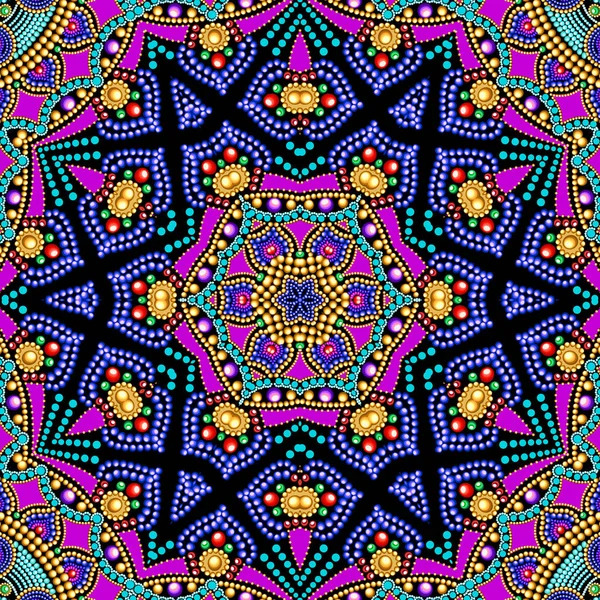 Colorful Dotted Mandala