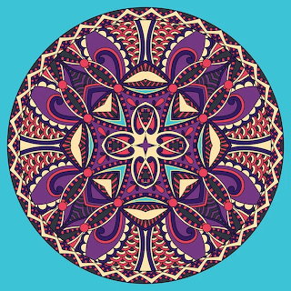 Purple Mandala Design