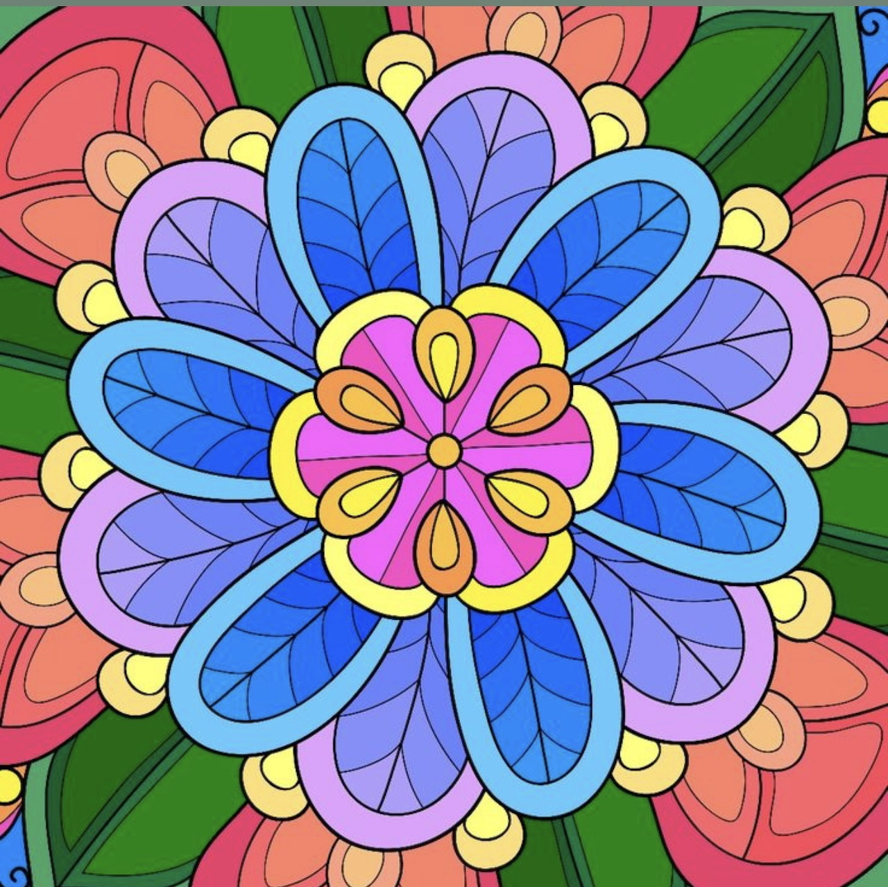 Stained Glass Mandala
