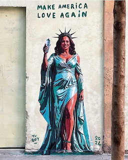 Kamala Liberty Mural