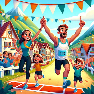 Family Race Finish