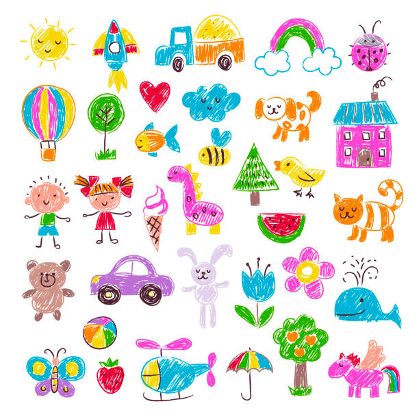 Colorful Doodle Collage