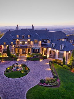 Grand Mansion Aerial View