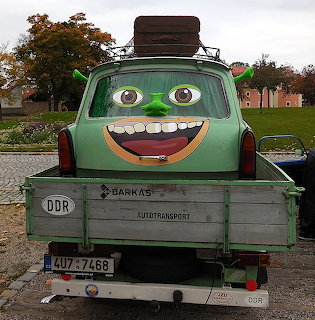 Green Vintage Truck