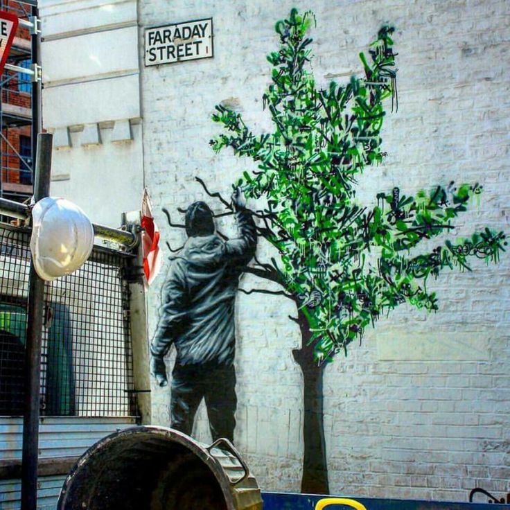 Banksy Street Art Mural