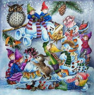 Christmas Ornament Collage