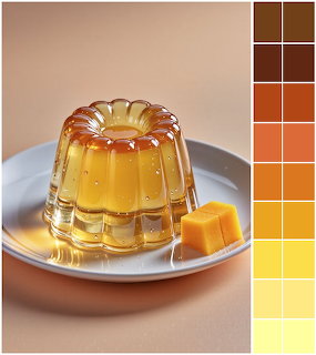 Golden Jelly Dessert