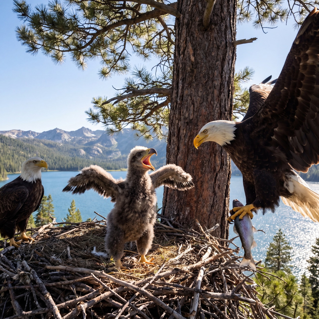 eagle family