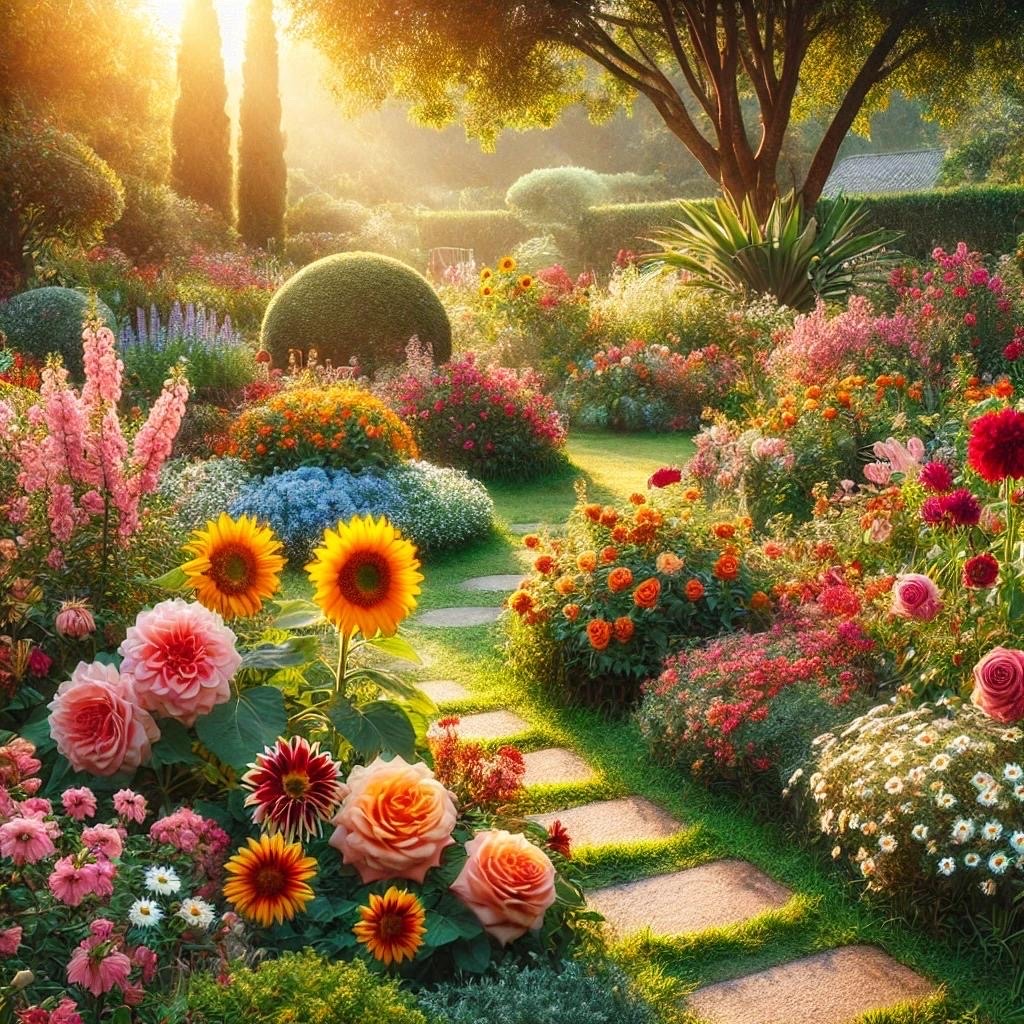 Flower Garden Path
