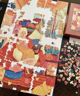 Unfinished Jigsaw Puzzle