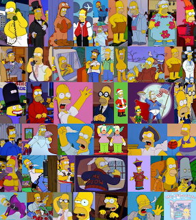 Simpsons Character Collage