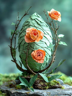 Easter Egg Floral Craft