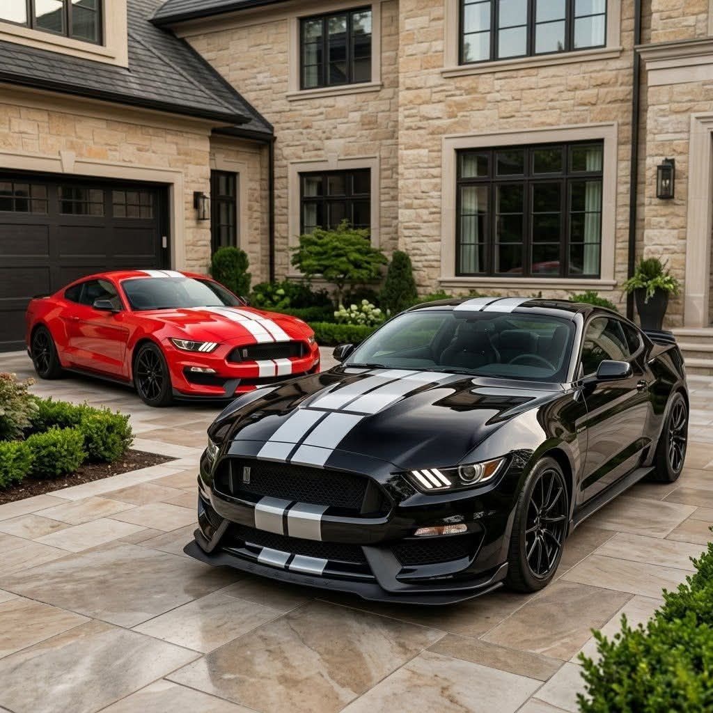Sports Cars Driveway
