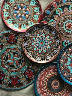 Decorative Mandala Plates