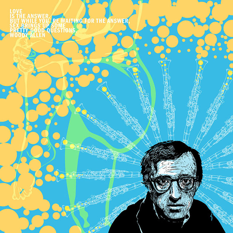 Woody Allen Portrait