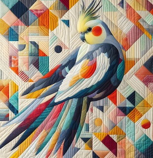 Cockatoo Quilt Art