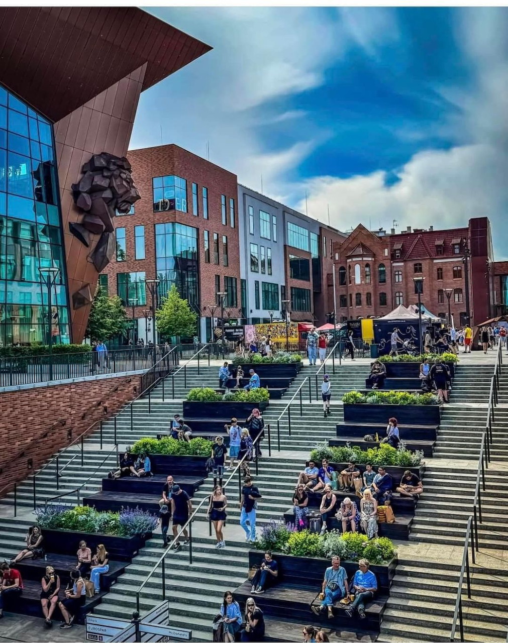 Gdansk Poland Plaza