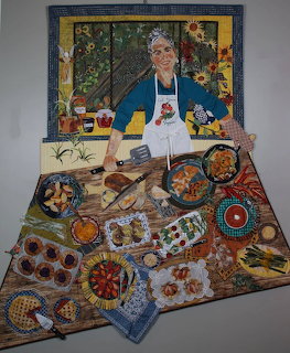 Grandmother Kitchen Quilt Art