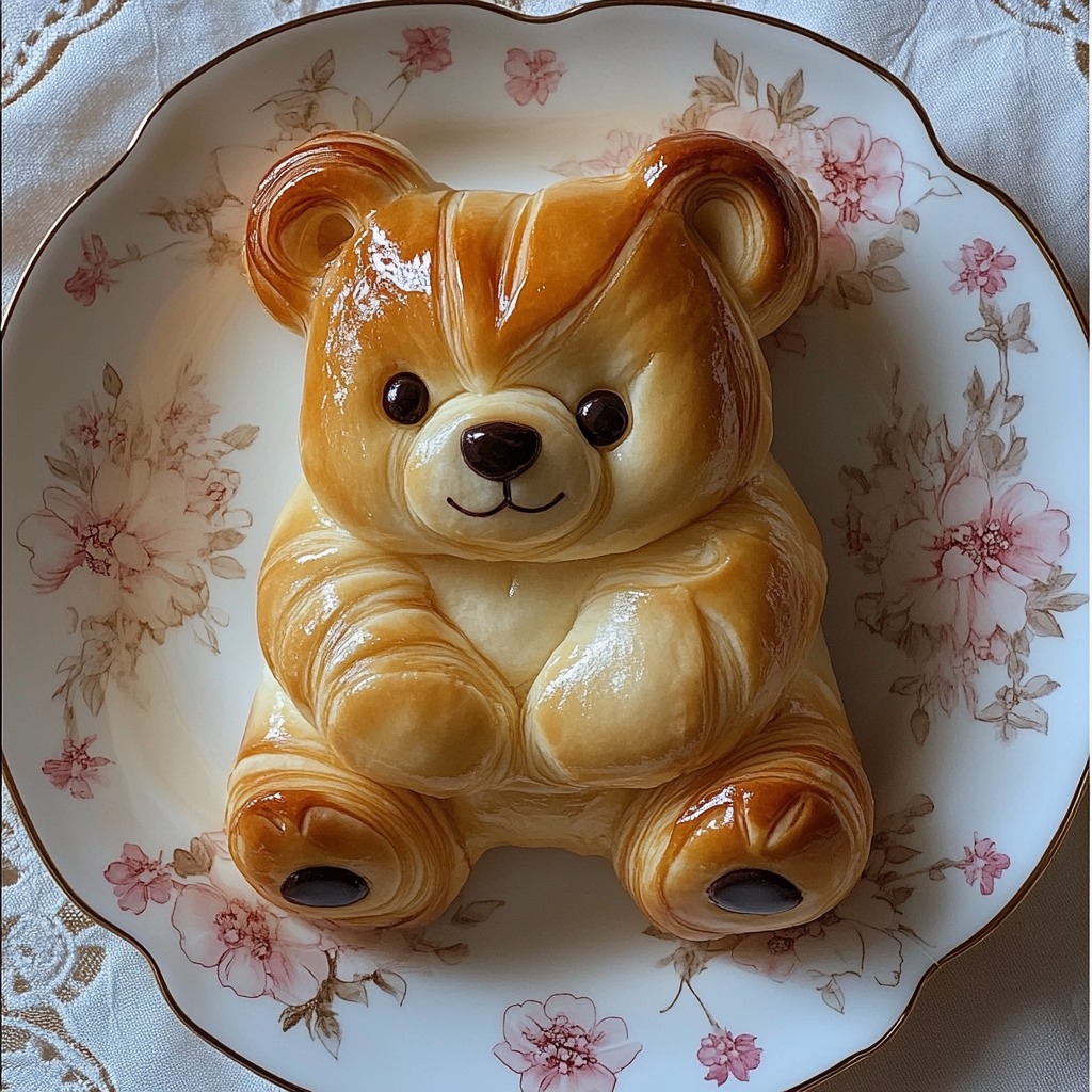 Bear Shaped Brioche Bread