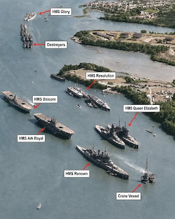 End of World War II Naval Fleet