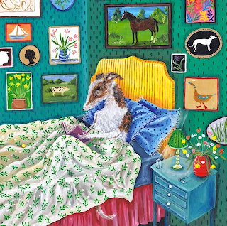 Dog on Bed