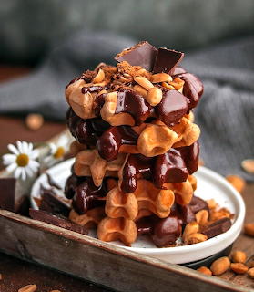 Chocolate Waffle Stack