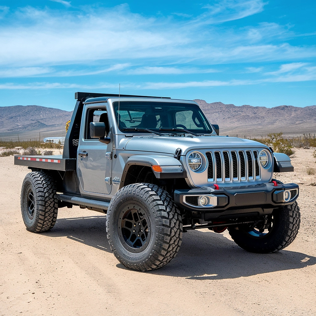 Jeep Wrangler Flatbed Truck