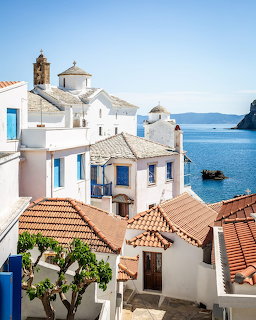 Greek Island Village Sea View