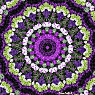 Purple Floral Mandala