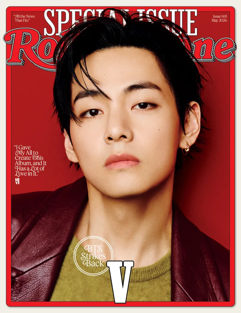BTS V Rolling Stone Cover