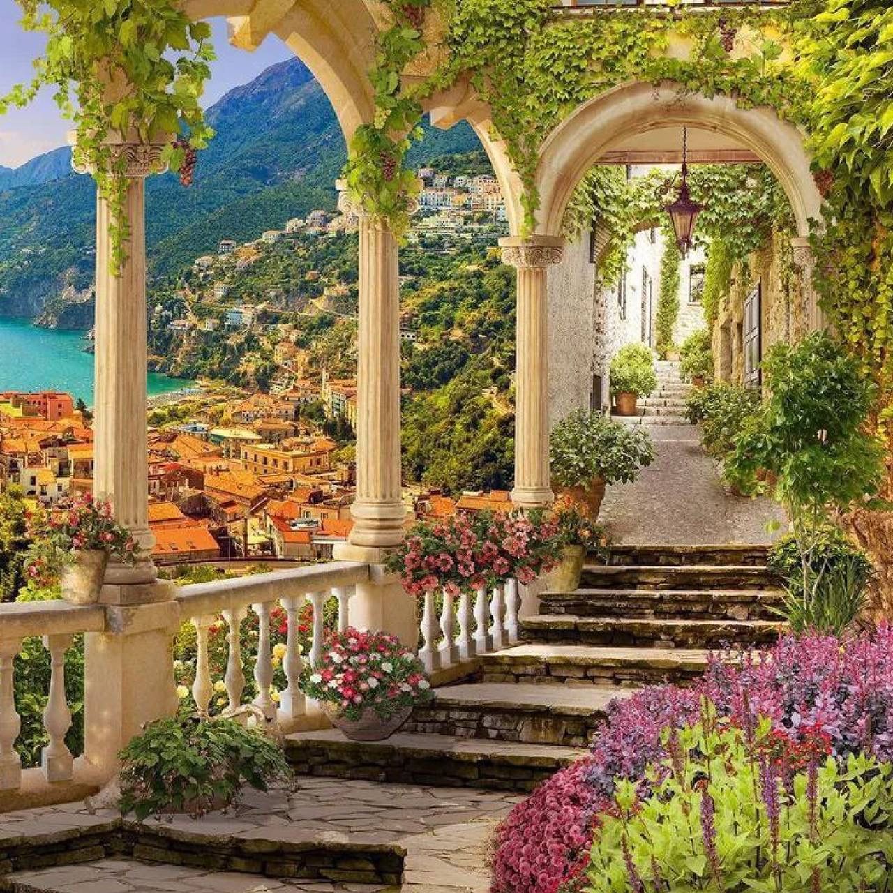 Italian Coast Garden Archway