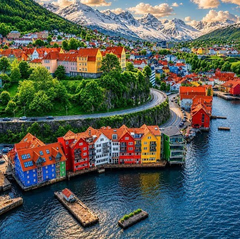 Bergen Norway Waterfront