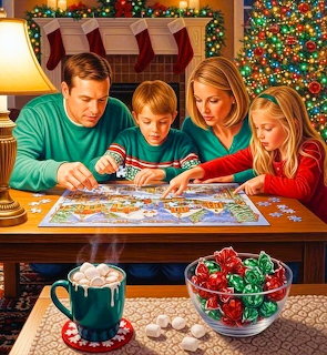 Family Christmas Jigsaw Puzzle